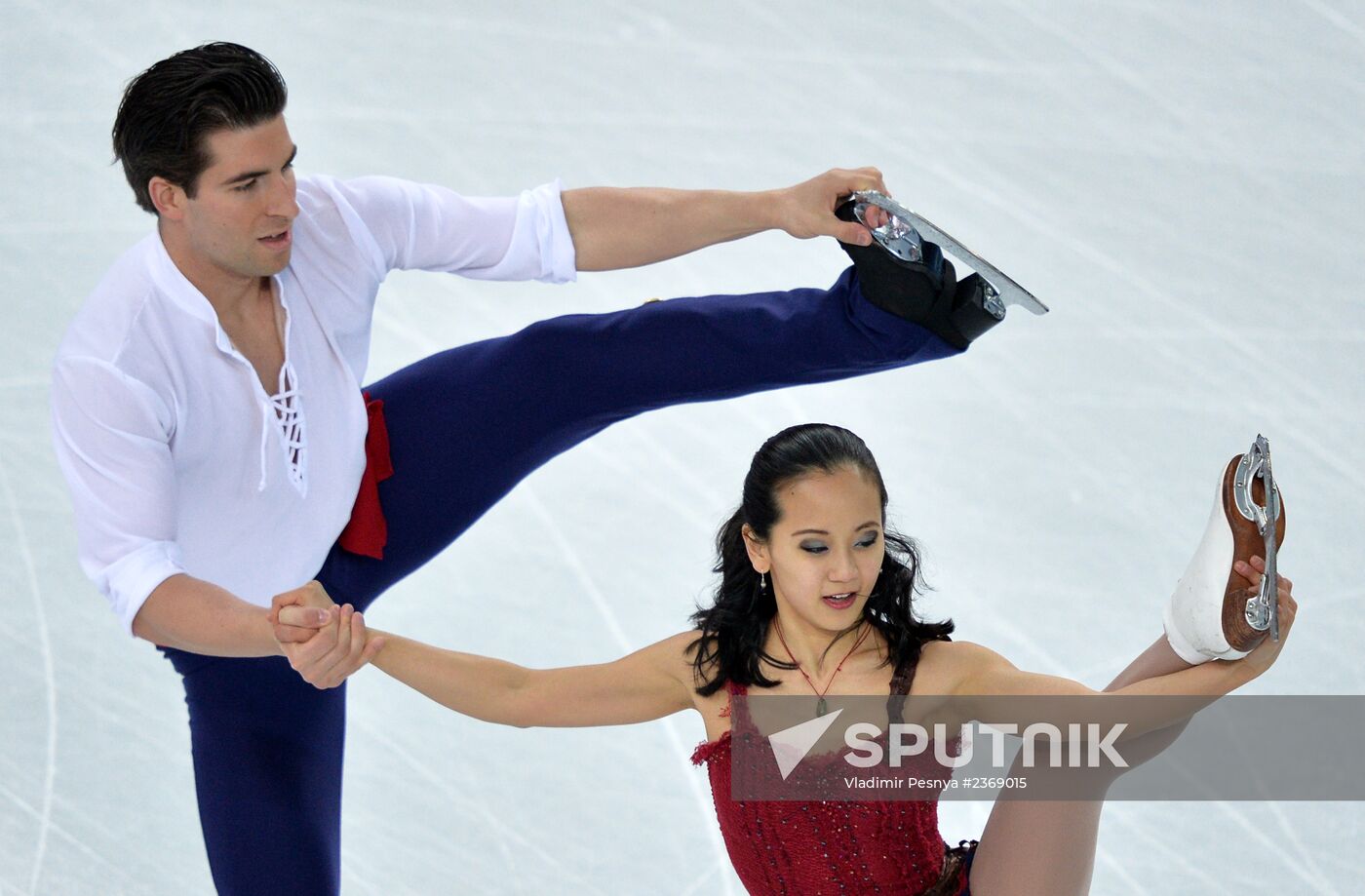 2014 Winter Olympics. Figure skating. Pairs. Free skating