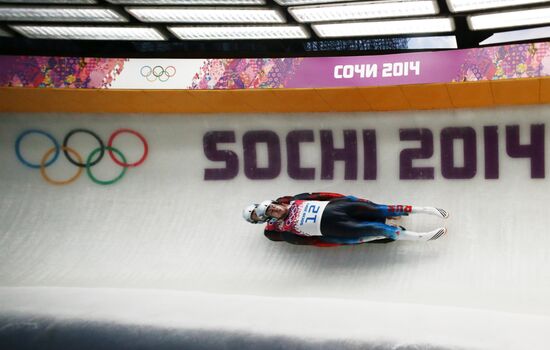 2014 Winter Olympics. Luge. Men’s doubles