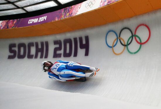 2014 Winter Olympics. Luge. Men’s doubles