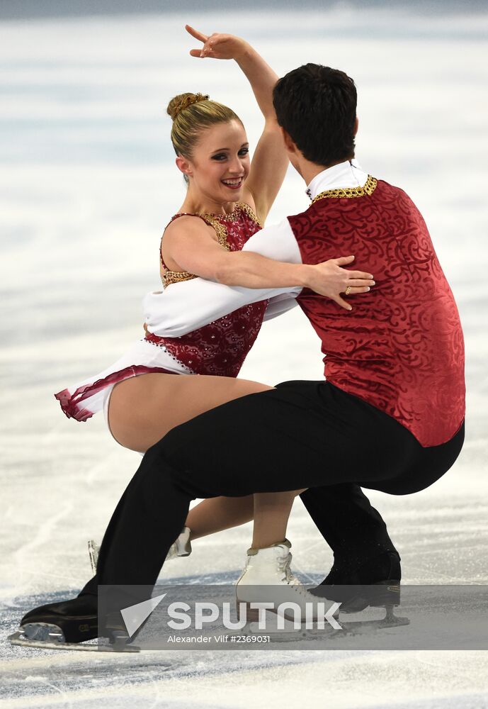 2014 Winter Olympics. Figure skating. Pairs. Free skating