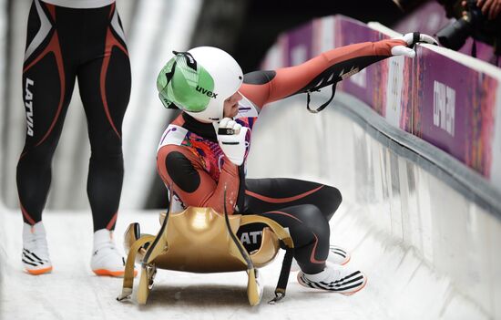 2014 Winter Olympics. Luge. Men’s doubles