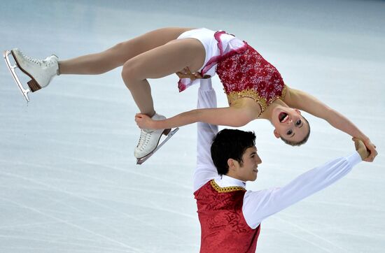 2014 Winter Olympics. Figure skating. Pairs. Free skating