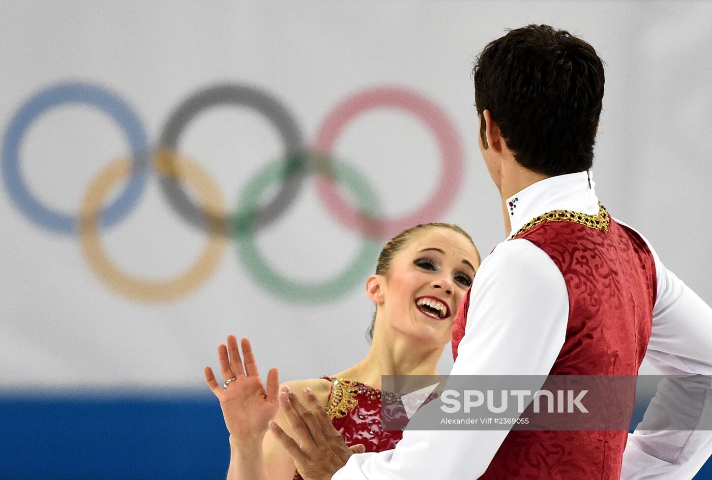 2014 Winter Olympics. Figure skating. Pairs. Free skating