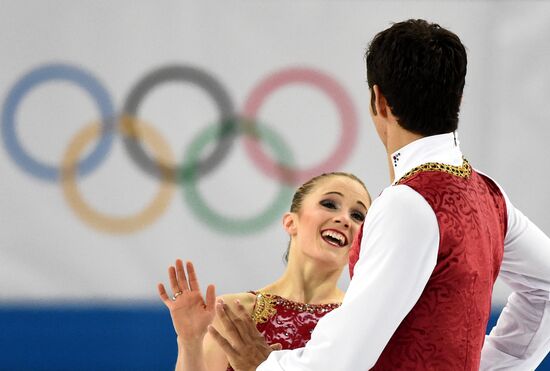 2014 Winter Olympics. Figure skating. Pairs. Free skating