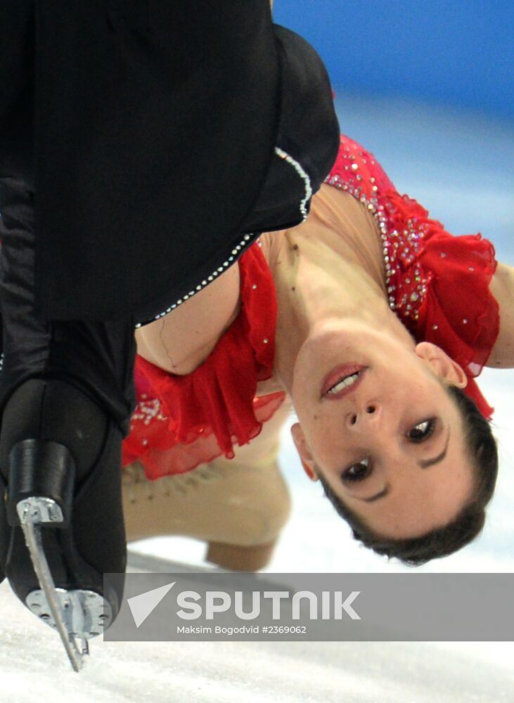 2014 Winter Olympics. Figure skating. Pairs. Free skating