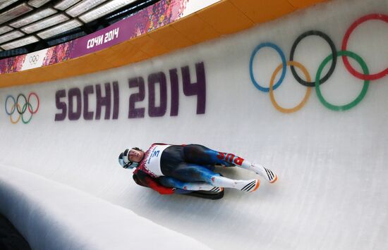 2014 Winter Olympics. Luge. Men’s doubles