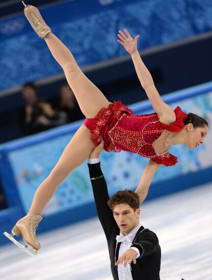 2014 Winter Olympics. Figure skating. Pairs. Free skating