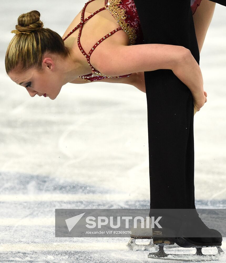 2014 Winter Olympics. Figure skating. Pairs. Free skating