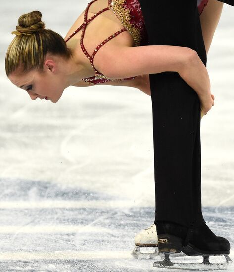 2014 Winter Olympics. Figure skating. Pairs. Free skating