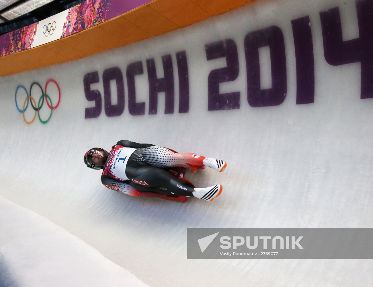 2014 Winter Olympics. Luge. Men’s doubles