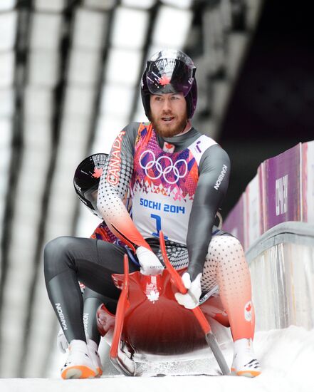 2014 Winter Olympics. Luge. Men's doubles