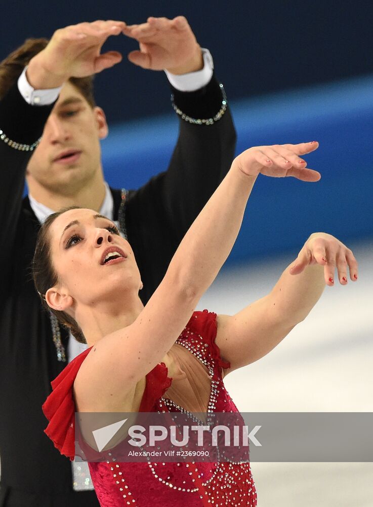 2014 Winter Olympics. Figure skating. Pairs. Free skating