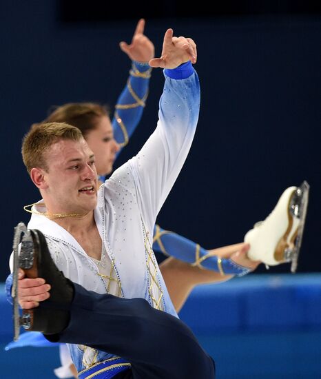 2014 Winter Olympics. Figure skating. Pairs. Free skating