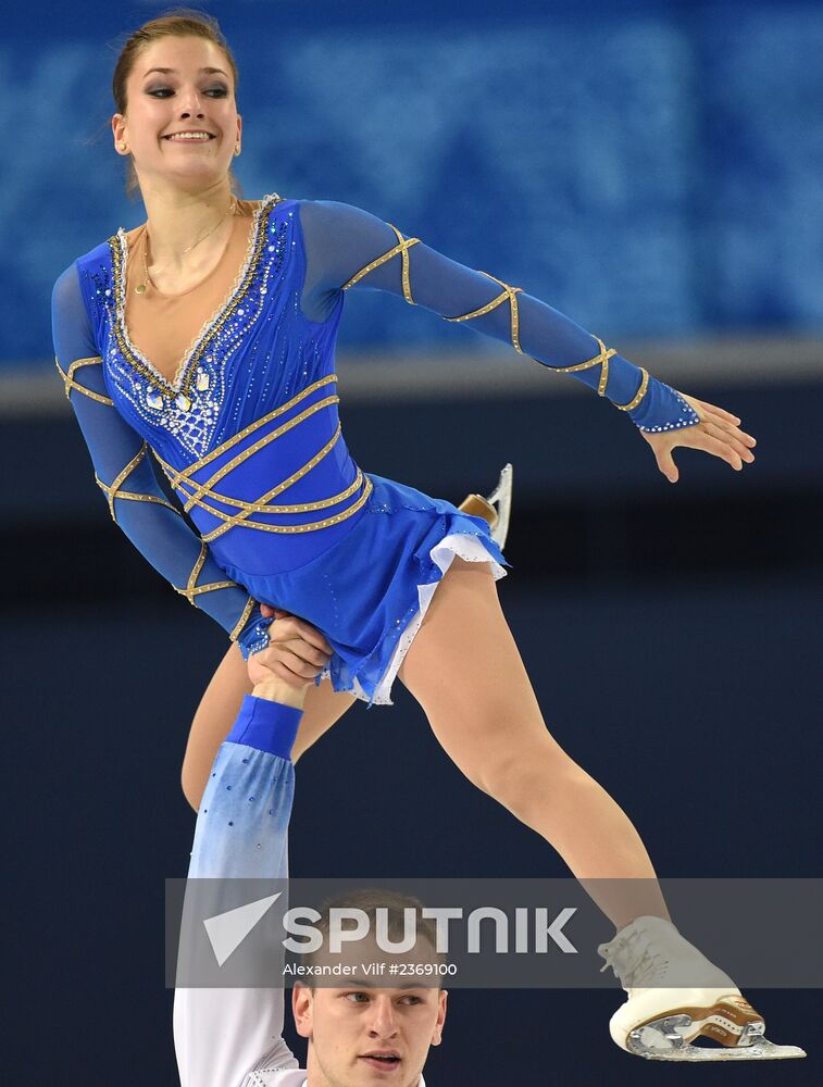 2014 Winter Olympics. Figure skating. Pairs. Free skating