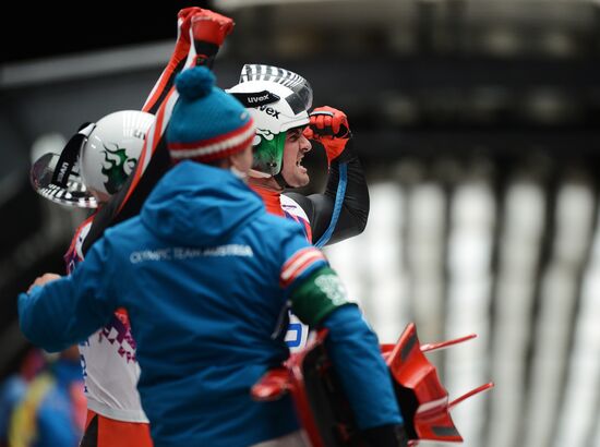2014 Winter Olympics. Luge. Men’s doubles