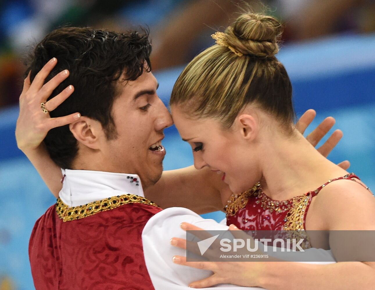 2014 Winter Olympics. Figure skating. Pairs. Free skating