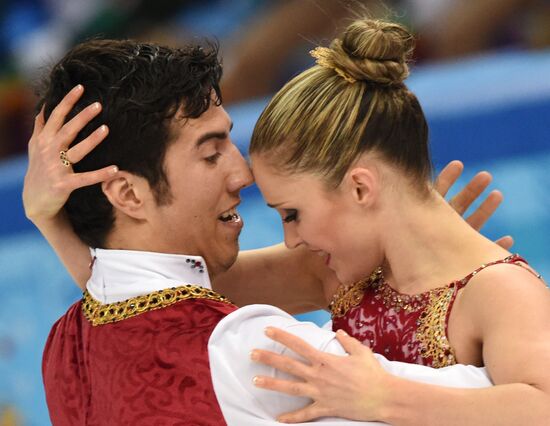 2014 Winter Olympics. Figure skating. Pairs. Free skating