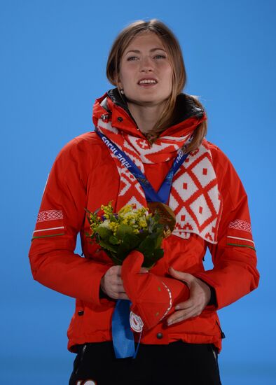 2014 Winter Olympics. Medal ceremony. Day Five