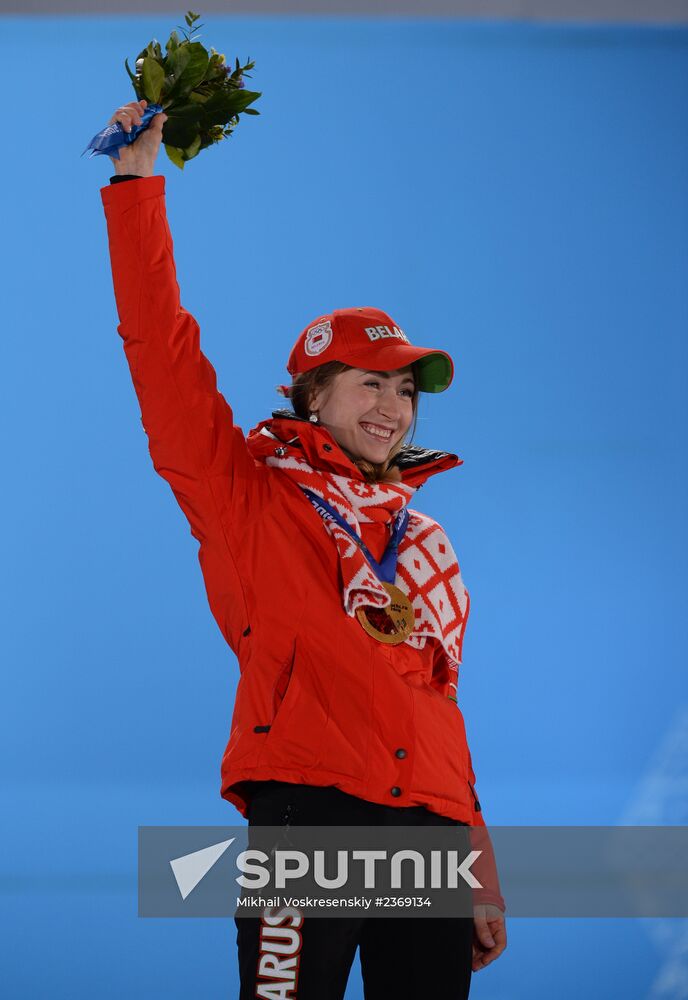 2014 Winter Olympics. Medal ceremony. Day Five