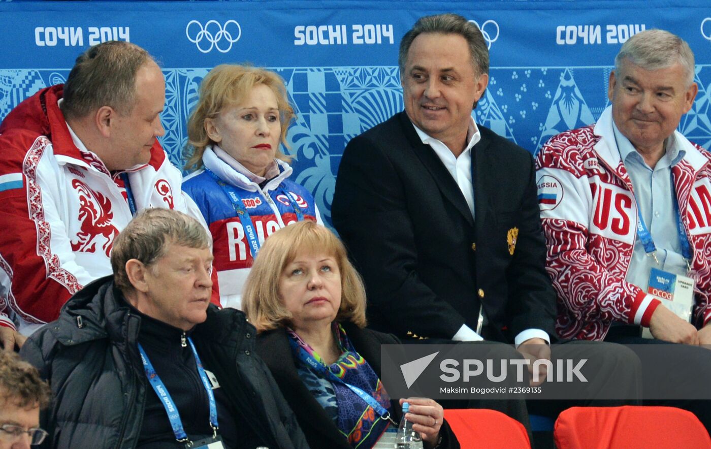 2014 Winter Olympics. Figure skating. Pairs. Free skating