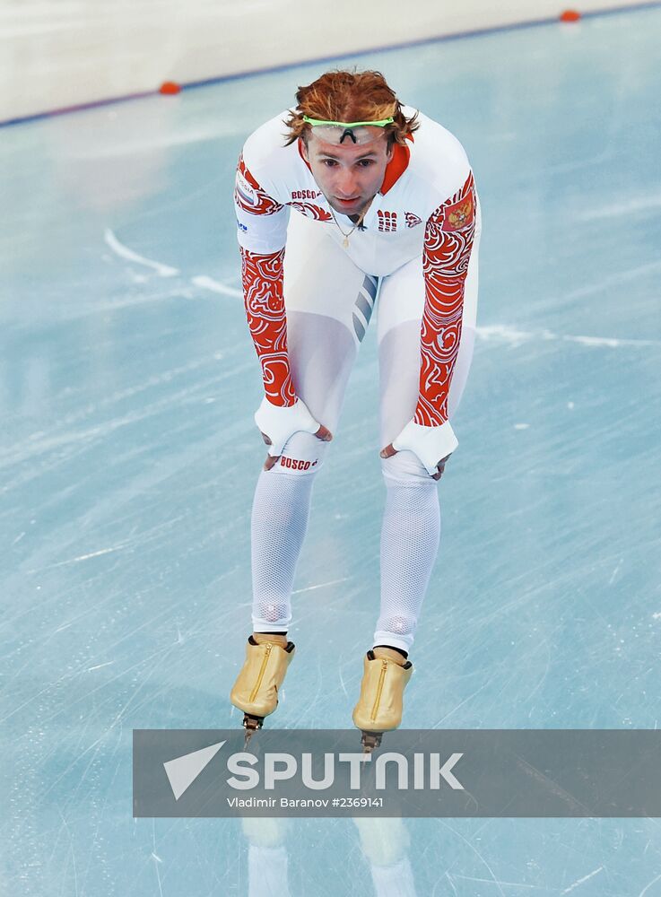 2014 Winter Olympics. Speed skating. Men. 1000m