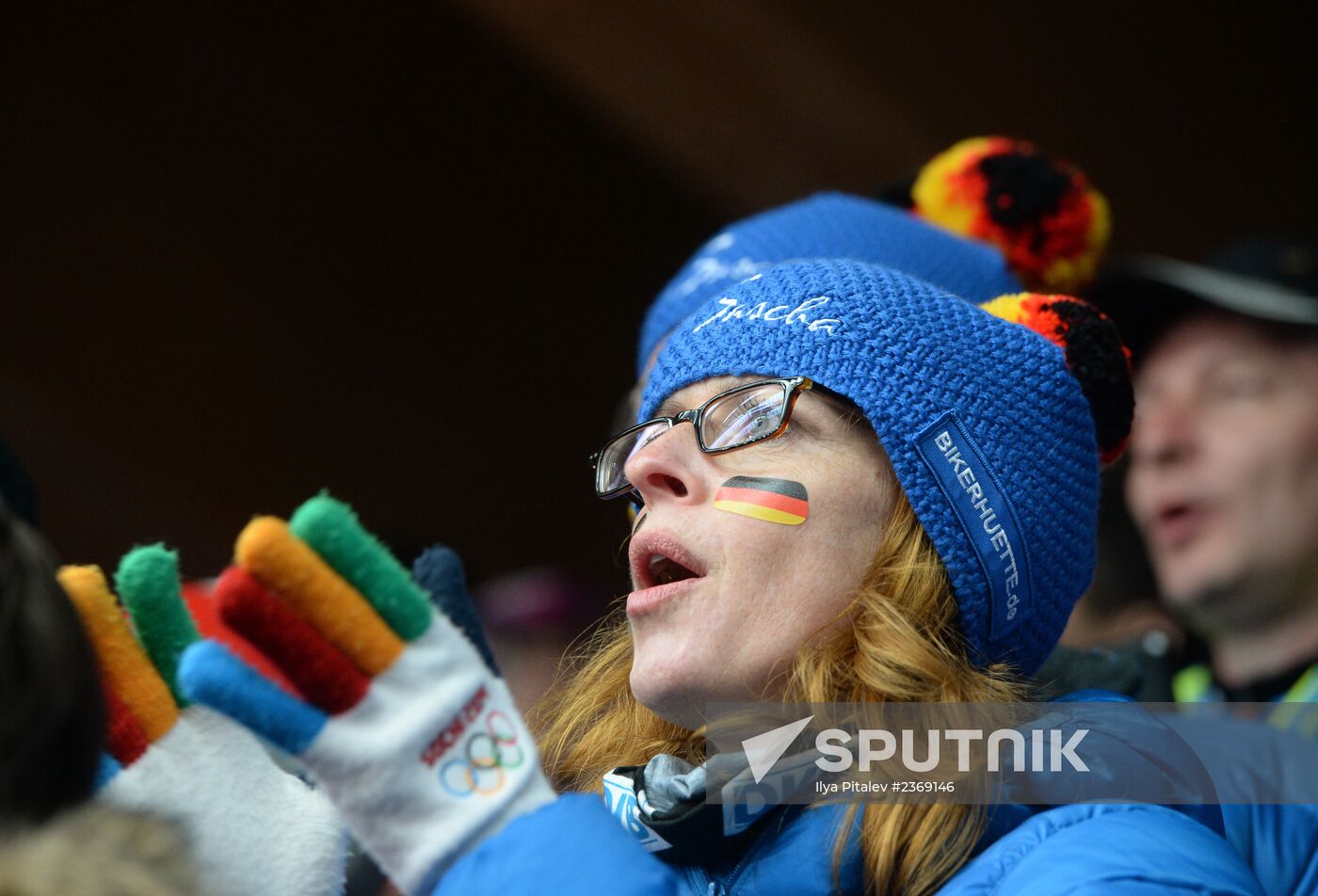 2014 Winter Olympics. Luge. Men’s doubles