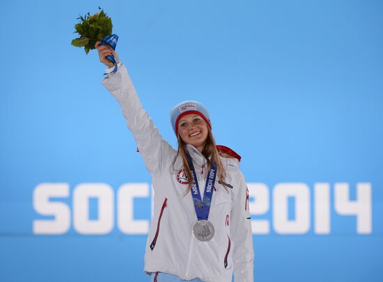 2014 Winter Olympics. Medal ceremony. Day Five