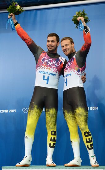 2014 Winter Olympics. Luge. Men’s doubles