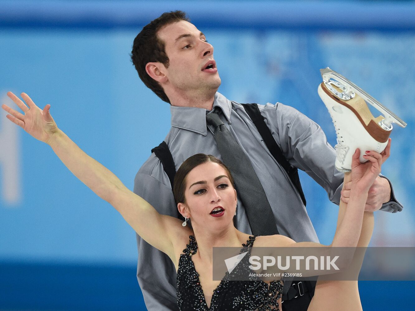 2014 Winter Olympics. Figure skating. Pairs. Free skating