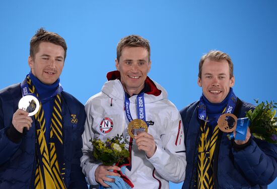2014 Winter Olympics. Medal ceremony. Day Five