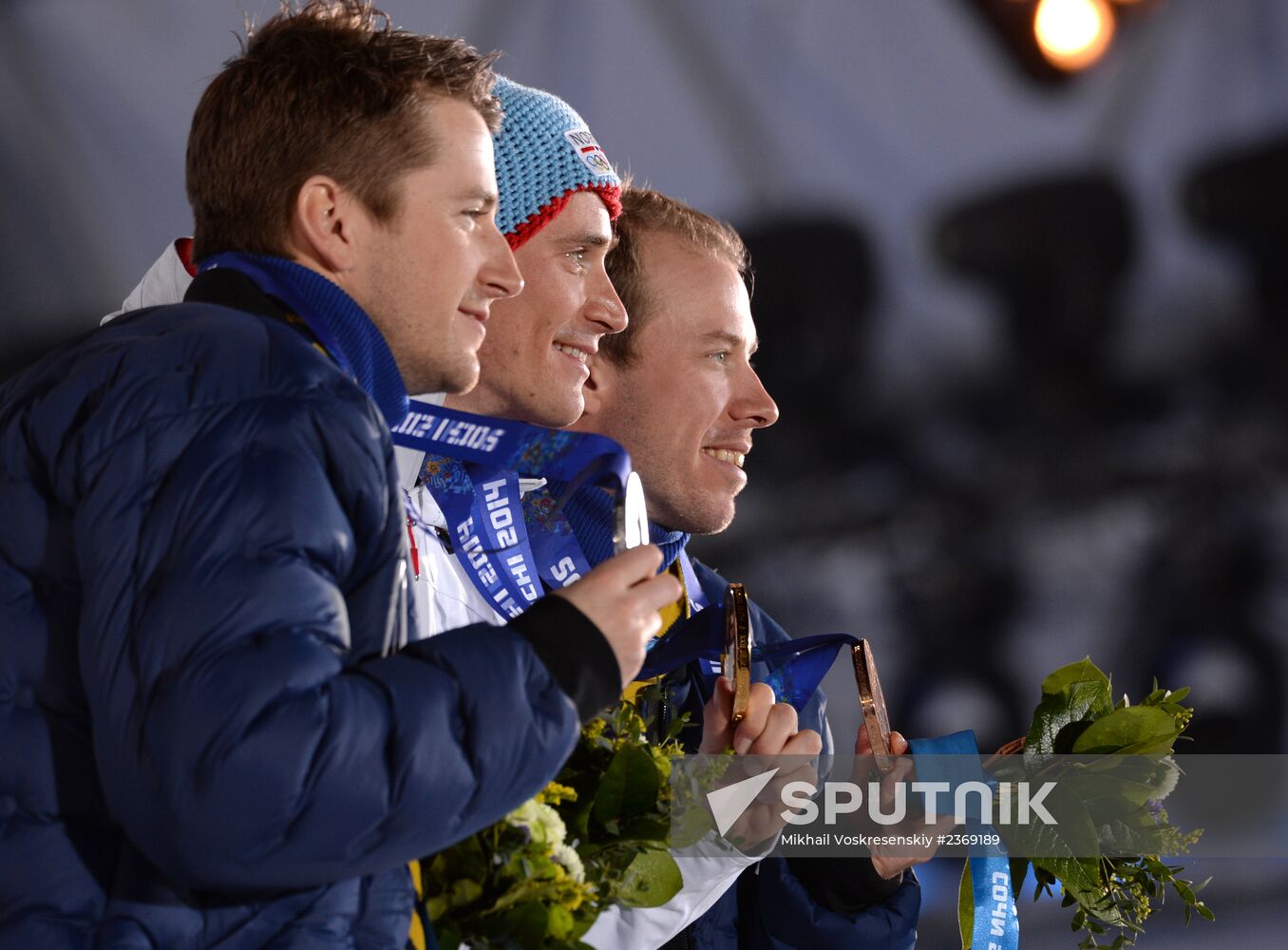 2014 Winter Olympics. Medal ceremony. Day Five