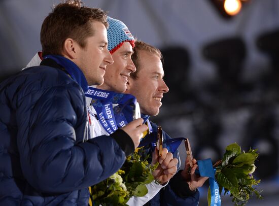 2014 Winter Olympics. Medal ceremony. Day Five