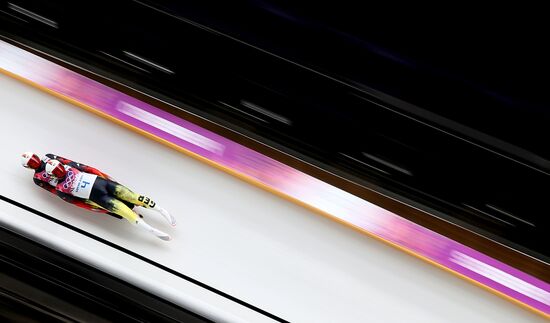 2014 Winter Olympics. Luge. Men’s doubles