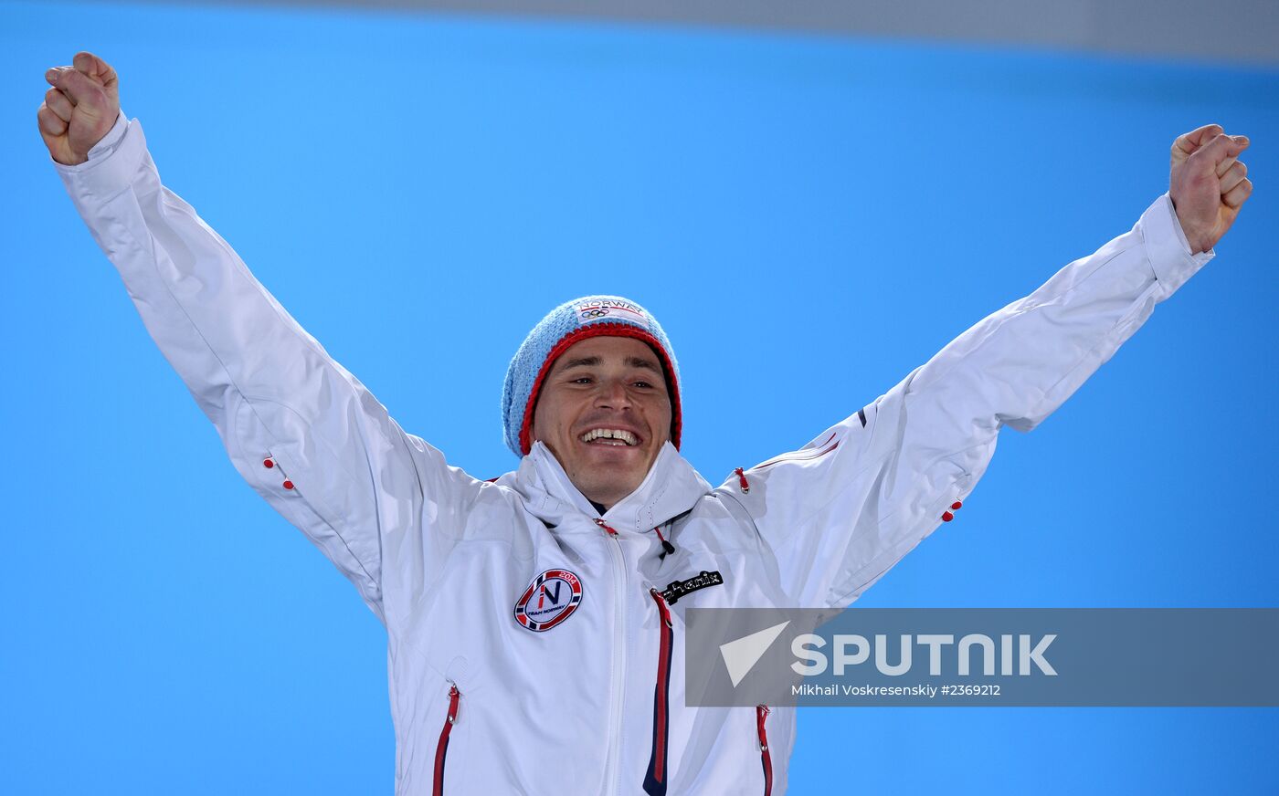 2014 Winter Olympics. Medal ceremony. Day Five