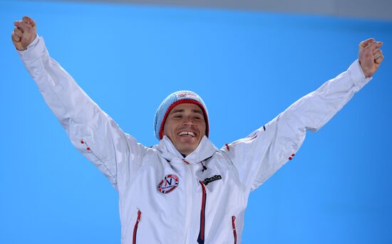 2014 Winter Olympics. Medal ceremony. Day Five