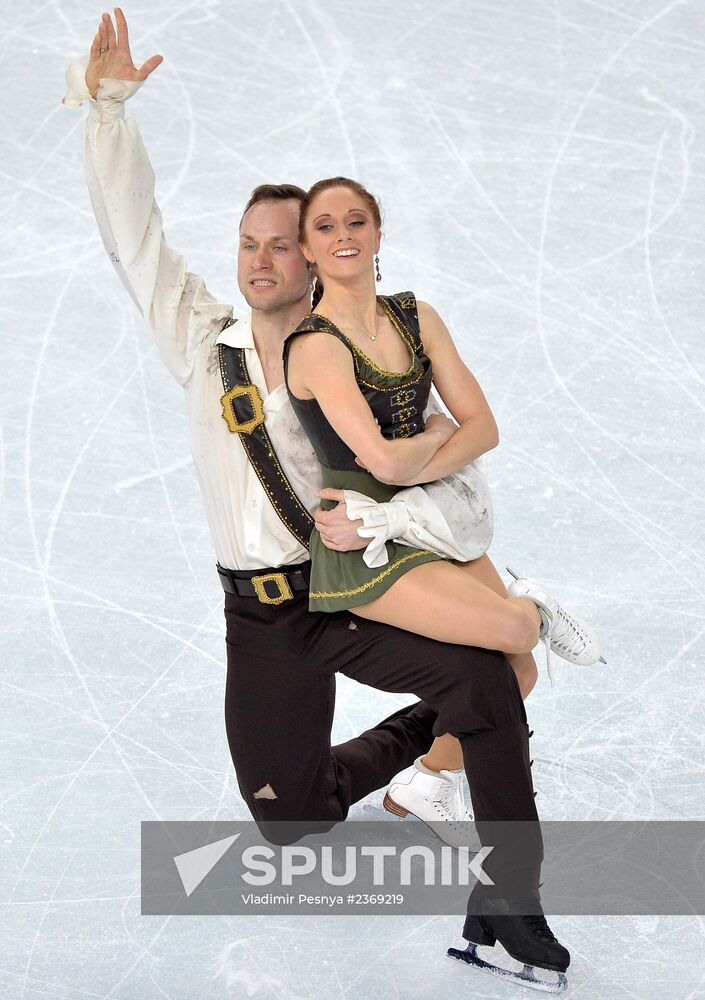 2014 Winter Olympics. Figure skating. Pairs. Free skating