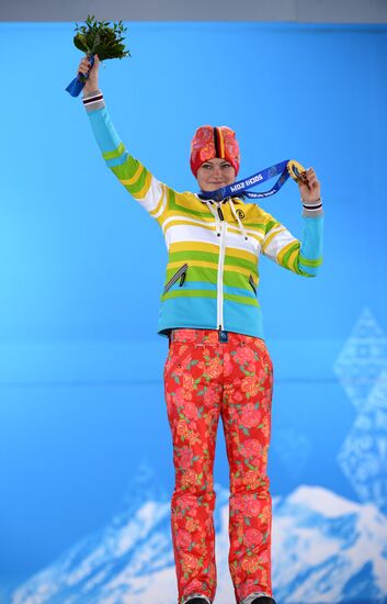 2014 Winter Olympics. Medal ceremony. Day Five