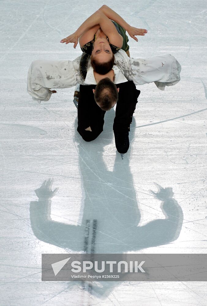 2014 Winter Olympics. Figure skating. Pairs. Free skating