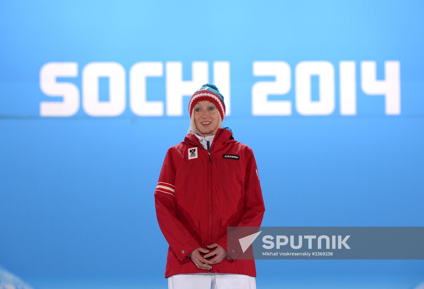 2014 Winter Olympics. Medal ceremony. Day Five