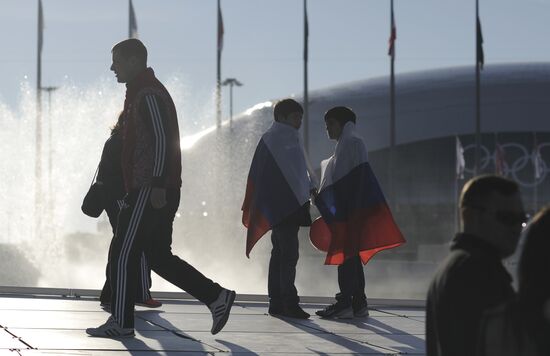 2014 Winter Olympics. Life of Olympic Park