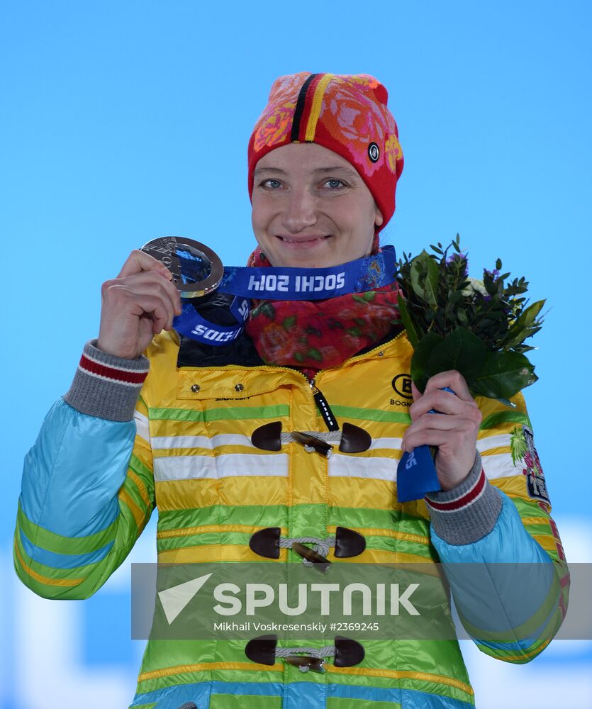 2014 Winter Olympics. Medal ceremony. Day Five