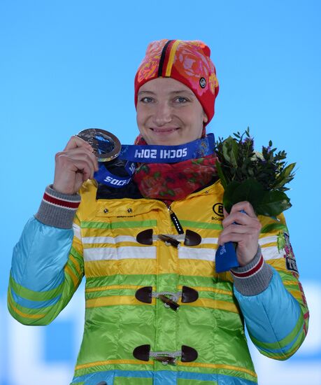2014 Winter Olympics. Medal ceremony. Day Five