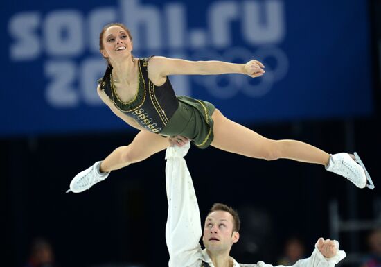 2014 Winter Olympics. Figure skating. Pairs. Free skating