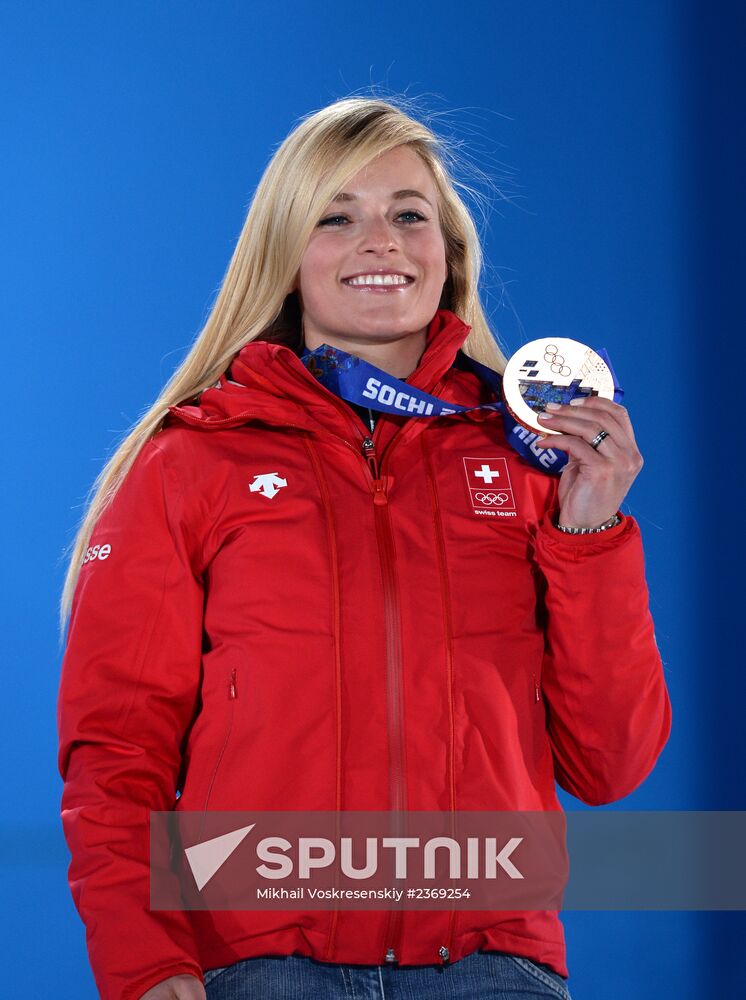 2014 Winter Olympics. Medal ceremony. Day Five