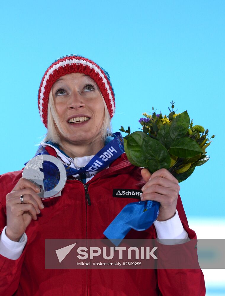 2014 Winter Olympics. Medal ceremony. Day Five