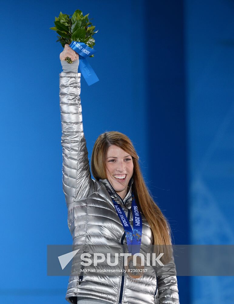 2014 Winter Olympics. Medal ceremony. Day Five