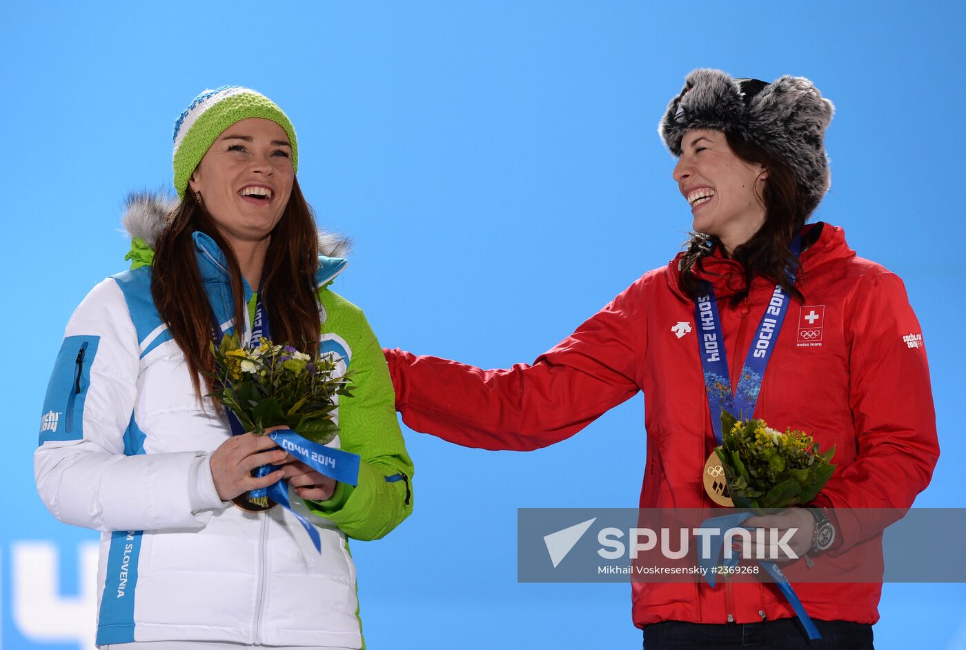 2014 Winter Olympics. Medal ceremony. Day Five