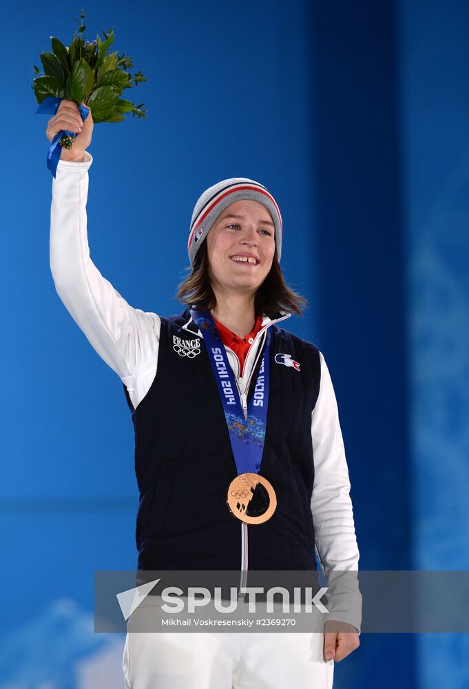 2014 Winter Olympics. Medal ceremony. Day Five