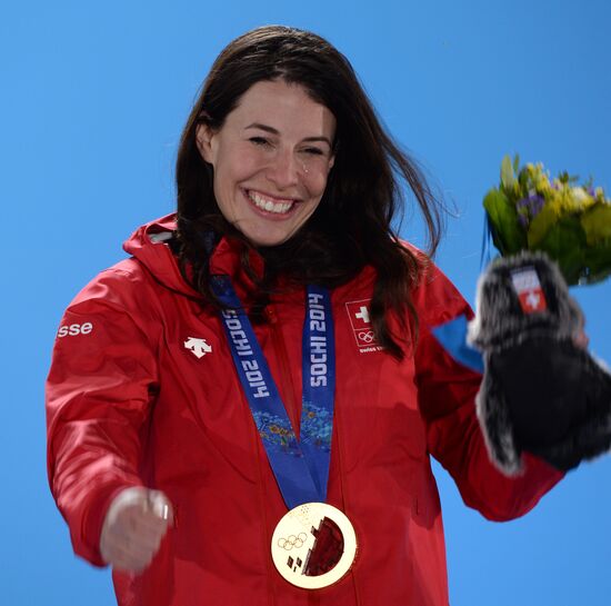 2014 Winter Olympics. Medal ceremony. Day Five