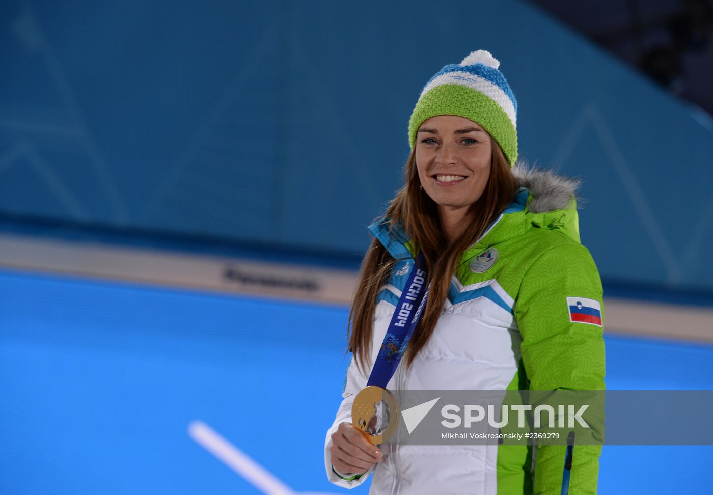 2014 Winter Olympics. Medal ceremony. Day Five